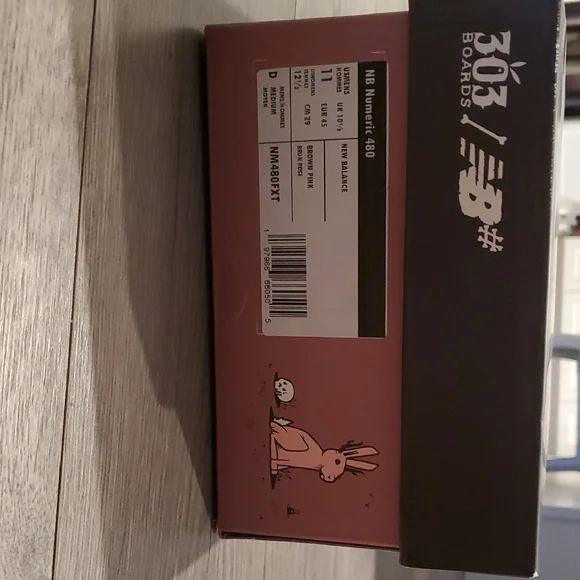 New Balance Numeric 480 × Jeremy Fish x 303 Skate Shoes Size 11 - Picture 2 of 7